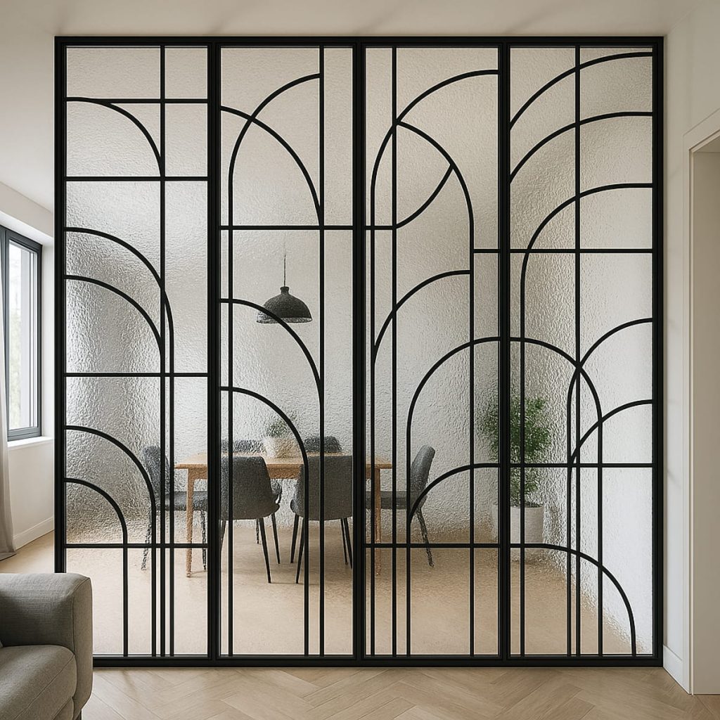 מחיצות זכוכית מעוצבות